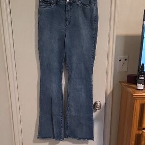 Stylish Blue Flare Women's Jeans